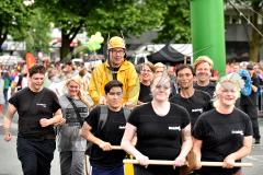 13. Siegerländer AOK-Firmenlauf am 5. Juli 2016 mit Start und Ziel auf dem Bismarckplatz