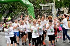 13. Siegerländer AOK-Firmenlauf am 5. Juli 2016 mit Start und Ziel auf dem Bismarckplatz