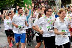 13. Siegerländer AOK-Firmenlauf am 5. Juli 2016 mit Start und Ziel auf dem Bismarckplatz