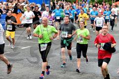 13. Siegerländer AOK-Firmenlauf am 5. Juli 2016 mit Start und Ziel auf dem Bismarckplatz
