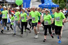 13. Siegerländer AOK-Firmenlauf am 5. Juli 2016 mit Start und Ziel auf dem Bismarckplatz