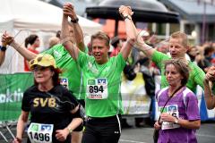 13. Siegerländer AOK-Firmenlauf am 5. Juli 2016 mit Start und Ziel auf dem Bismarckplatz
