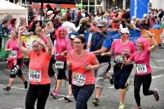 13. Siegerländer AOK-Firmenlauf am 5. Juli 2016 mit Start und Ziel auf dem Bismarckplatz