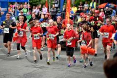 13. Siegerländer AOK-Firmenlauf am 5. Juli 2016 mit Start und Ziel auf dem Bismarckplatz