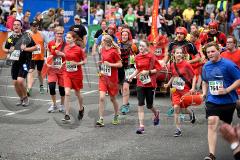 13. Siegerländer AOK-Firmenlauf am 5. Juli 2016 mit Start und Ziel auf dem Bismarckplatz