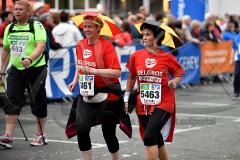 13. Siegerländer AOK-Firmenlauf am 5. Juli 2016 mit Start und Ziel auf dem Bismarckplatz