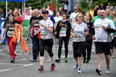 13. Siegerländer AOK-Firmenlauf am 5. Juli 2016 mit Start und Ziel auf dem Bismarckplatz