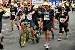 13. Siegerländer AOK-Firmenlauf am 5. Juli 2016 mit Start und Ziel auf dem Bismarckplatz