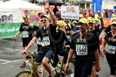 13. Siegerländer AOK-Firmenlauf am 5. Juli 2016 mit Start und Ziel auf dem Bismarckplatz