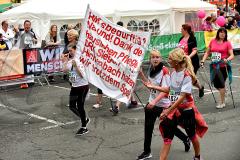 13. Siegerländer AOK-Firmenlauf am 5. Juli 2016 mit Start und Ziel auf dem Bismarckplatz