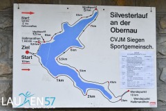 Am 31. Dezember wurde der 45. Silvesterlauf an der Obernautalsperre aufgrund von Eisglätte abgesagt – jetzt wurde der Lauf bei frühlingshaften Temperaturen nachgeholt. Insgesamt kamen 456 Läuferinnen und Läufer ins Ziel.
