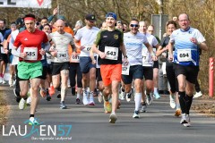 Am 31. Dezember wurde der 45. Silvesterlauf an der Obernautalsperre aufgrund von Eisglätte abgesagt – jetzt wurde der Lauf bei frühlingshaften Temperaturen nachgeholt. Insgesamt kamen 456 Läuferinnen und Läufer ins Ziel.