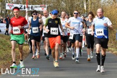 Am 31. Dezember wurde der 45. Silvesterlauf an der Obernautalsperre aufgrund von Eisglätte abgesagt – jetzt wurde der Lauf bei frühlingshaften Temperaturen nachgeholt. Insgesamt kamen 456 Läuferinnen und Läufer ins Ziel.