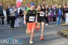 Am 31. Dezember wurde der 45. Silvesterlauf an der Obernautalsperre aufgrund von Eisglätte abgesagt – jetzt wurde der Lauf bei frühlingshaften Temperaturen nachgeholt. Insgesamt kamen 456 Läuferinnen und Läufer ins Ziel.