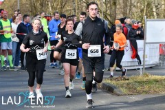 Am 31. Dezember wurde der 45. Silvesterlauf an der Obernautalsperre aufgrund von Eisglätte abgesagt – jetzt wurde der Lauf bei frühlingshaften Temperaturen nachgeholt. Insgesamt kamen 456 Läuferinnen und Läufer ins Ziel.