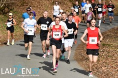Am 31. Dezember wurde der 45. Silvesterlauf an der Obernautalsperre aufgrund von Eisglätte abgesagt – jetzt wurde der Lauf bei frühlingshaften Temperaturen nachgeholt. Insgesamt kamen 456 Läuferinnen und Läufer ins Ziel.