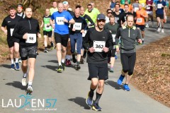 Am 31. Dezember wurde der 45. Silvesterlauf an der Obernautalsperre aufgrund von Eisglätte abgesagt – jetzt wurde der Lauf bei frühlingshaften Temperaturen nachgeholt. Insgesamt kamen 456 Läuferinnen und Läufer ins Ziel.