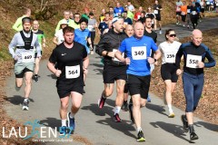 Am 31. Dezember wurde der 45. Silvesterlauf an der Obernautalsperre aufgrund von Eisglätte abgesagt – jetzt wurde der Lauf bei frühlingshaften Temperaturen nachgeholt. Insgesamt kamen 456 Läuferinnen und Läufer ins Ziel.