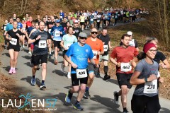 Am 31. Dezember wurde der 45. Silvesterlauf an der Obernautalsperre aufgrund von Eisglätte abgesagt – jetzt wurde der Lauf bei frühlingshaften Temperaturen nachgeholt. Insgesamt kamen 456 Läuferinnen und Läufer ins Ziel.
