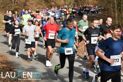 Am 31. Dezember wurde der 45. Silvesterlauf an der Obernautalsperre aufgrund von Eisglätte abgesagt – jetzt wurde der Lauf bei frühlingshaften Temperaturen nachgeholt. Insgesamt kamen 456 Läuferinnen und Läufer ins Ziel.