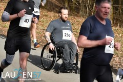 Am 31. Dezember wurde der 45. Silvesterlauf an der Obernautalsperre aufgrund von Eisglätte abgesagt – jetzt wurde der Lauf bei frühlingshaften Temperaturen nachgeholt. Insgesamt kamen 456 Läuferinnen und Läufer ins Ziel.