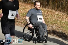 Am 31. Dezember wurde der 45. Silvesterlauf an der Obernautalsperre aufgrund von Eisglätte abgesagt – jetzt wurde der Lauf bei frühlingshaften Temperaturen nachgeholt. Insgesamt kamen 456 Läuferinnen und Läufer ins Ziel.