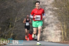 Am 31. Dezember wurde der 45. Silvesterlauf an der Obernautalsperre aufgrund von Eisglätte abgesagt – jetzt wurde der Lauf bei frühlingshaften Temperaturen nachgeholt. Insgesamt kamen 456 Läuferinnen und Läufer ins Ziel.