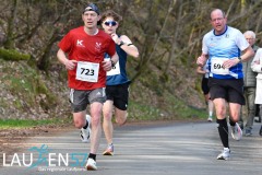 Am 31. Dezember wurde der 45. Silvesterlauf an der Obernautalsperre aufgrund von Eisglätte abgesagt – jetzt wurde der Lauf bei frühlingshaften Temperaturen nachgeholt. Insgesamt kamen 456 Läuferinnen und Läufer ins Ziel.