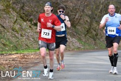 Am 31. Dezember wurde der 45. Silvesterlauf an der Obernautalsperre aufgrund von Eisglätte abgesagt – jetzt wurde der Lauf bei frühlingshaften Temperaturen nachgeholt. Insgesamt kamen 456 Läuferinnen und Läufer ins Ziel.