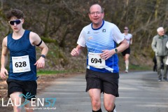Am 31. Dezember wurde der 45. Silvesterlauf an der Obernautalsperre aufgrund von Eisglätte abgesagt – jetzt wurde der Lauf bei frühlingshaften Temperaturen nachgeholt. Insgesamt kamen 456 Läuferinnen und Läufer ins Ziel.