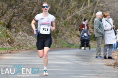 Am 31. Dezember wurde der 45. Silvesterlauf an der Obernautalsperre aufgrund von Eisglätte abgesagt – jetzt wurde der Lauf bei frühlingshaften Temperaturen nachgeholt. Insgesamt kamen 456 Läuferinnen und Läufer ins Ziel.