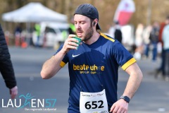 Am 31. Dezember wurde der 45. Silvesterlauf an der Obernautalsperre aufgrund von Eisglätte abgesagt – jetzt wurde der Lauf bei frühlingshaften Temperaturen nachgeholt. Insgesamt kamen 456 Läuferinnen und Läufer ins Ziel.