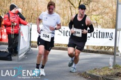 Am 31. Dezember wurde der 45. Silvesterlauf an der Obernautalsperre aufgrund von Eisglätte abgesagt – jetzt wurde der Lauf bei frühlingshaften Temperaturen nachgeholt. Insgesamt kamen 456 Läuferinnen und Läufer ins Ziel.