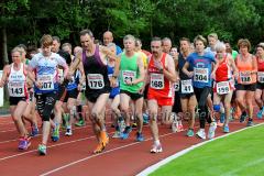 Bei optimalen äu\u00dferen Bedingungen gingen am 13. Juni 2014 insgesamt 191 Teilnehmer an den Start zum 20. Molzbergstadionlauf der LG Sieg über 5000 Meter. Es war der fünfte Wertungslauf zum Ausdauer-Cup 2014.