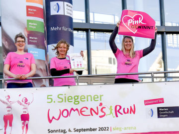 Pressekonferenz zum 5. Siegener Women's Run am Sonntag, 4. September 2022.